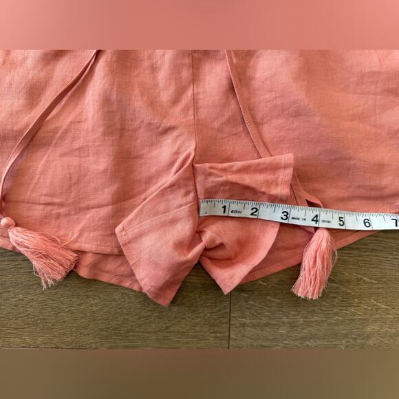 NWT Andie Swim The Graciosa Linen Blend Shorts Sunset Size XS - Picture 6 of 7